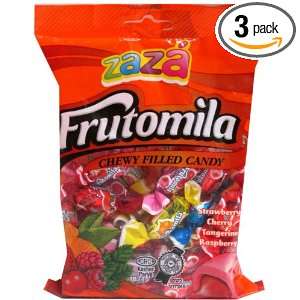 Frutomila Chewy Cream Filled Kosher Candy (Small) 3 Packs  
