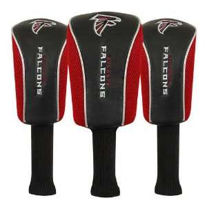 Atlanta Falcons Mesh Barrel Headcover   Set of 3  Sports 