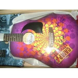  The Jonas Brothers Demi Lovato Signed Camp Rock Guitar 