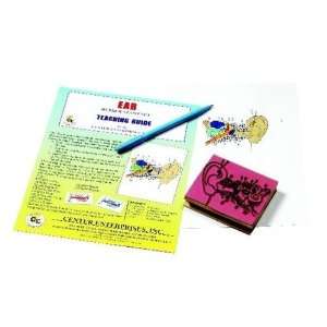 Anatomy of the Human Ear Rubber Stamper Set: 1 Stamp & Teachers Guide