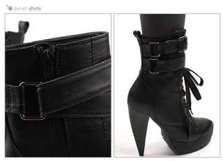 Womens Shoes Runway Celebrity Platform Ankle booties  