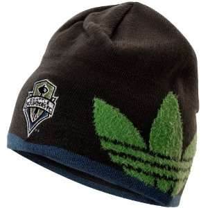  Seattle Sounders adidas Trefoil Knit Hat: Sports 