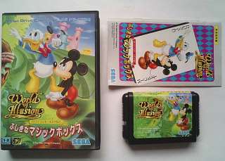 SEGA GENESIS World of Illusion Starring Mickey Mouse JP  