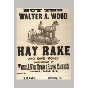   Vintage Art Buy the Walter A. Wood Hay Rake   14513 7
