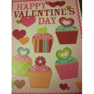    Valentine Window Clings ~ Cupcakes and Hearts Toys & Games