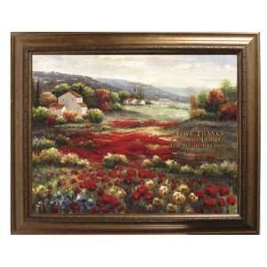    Framed Christian Art Give Thanks to The Lord