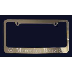  Mercedes Benz License Plate Frame (Zinc Metal): Everything 