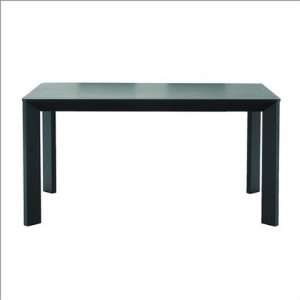   Wood Modern Dining Table (Black) (29.92H x 59.06W x 35.43D