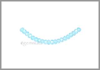 Cubic Zirconia Rondelle Beads 3mm Swiss Blue #64279  
