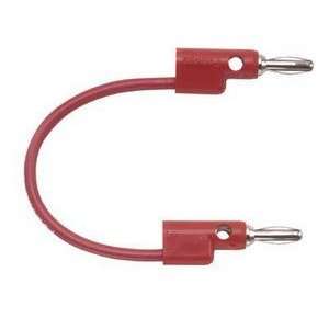  Pomona Stacking Banana Plug Patch Cord, Red, 24 OAL: Home 