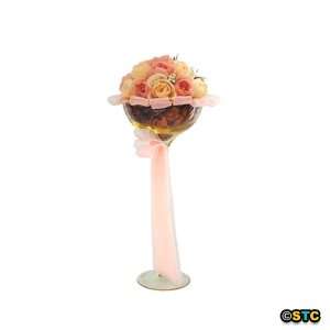  Sweet Orange Scented Potpourri in Decorative Glass Holder 