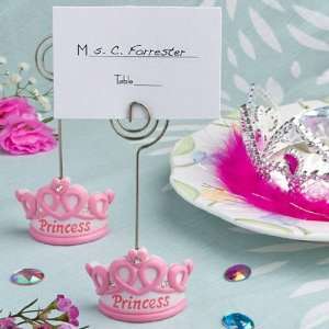 Pink Crown Place Card Holders