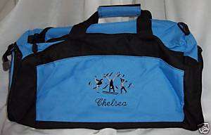 Gymnastics BLUE Duffle Bag Duffel personalized NEW  