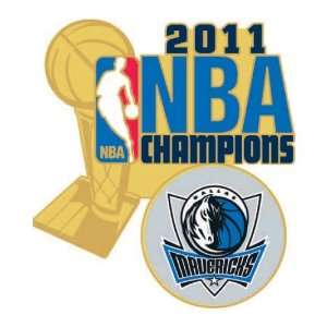  NBA Dallas Mavericks 2011 NBA Champions Pin  Sports 