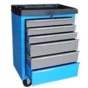  Excel TB2706X Blue 26 Inch Steel Roller Cabinet, Blue 