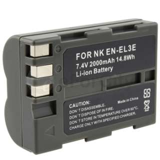 TWO Battery+Monitor Protector For Nikon D700 EN EL3E  
