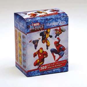 Spiderman/Wolverine/Ironman Adhesive Bandages   Model 87929   Box of 