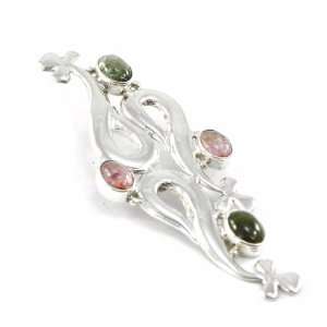  Pendant silver Sapa pink green. Jewelry