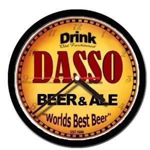  DASSO beer ale wall clock 