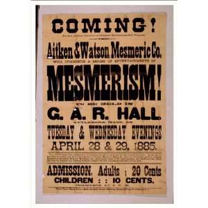  Historic Theater Poster (M), Coming! Aitken/Watson 