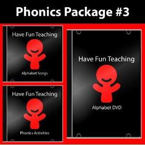  Phonics Games and Phonics Curriculum #3 Alphabet Songs CD 