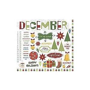  Calendar Rub ons 8x8   December Arts, Crafts & Sewing
