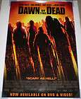 DAWN OF THE DEAD DVD MOVIE POSTER 1 Sided ORIGINAL ROLLED 27x40