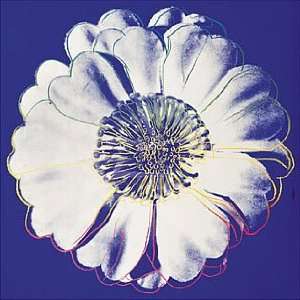 Andy Warhol 36W by 36H  Flower for Tacoma Dome, c. 1982 (Blue and 