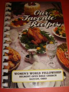  Recipes WOMENS WORLD FELLOWSHIP BELMONT CHURCH DAYTON OH. COOKBOOK