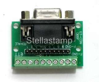 ADAPTER   DB9 FEMALE Breakout to PIN HEADER & TERMINAL  
