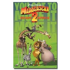  Madagascar 2 Escape Africa Movie Move It Poster 9482
