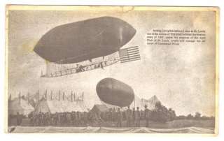 1909 ST. LOUIS, MO. 100 YRS. DIRIGIBLE RACES  