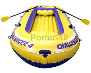 Specs of Inflatable Boat 68371 Intex Challenger 4 Four Man Blow Up 