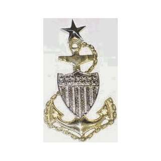 Mayer mill Brass Coast guard anchor plq 4   sr chief: Home 