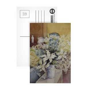  Lilies and Gypsophilia by Karen Armitage   Postcard (Pack 