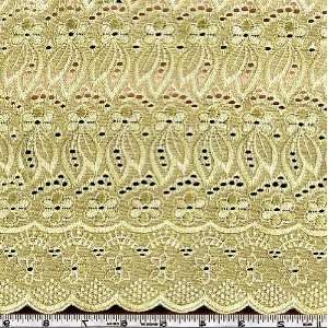  45 Wide Scalloped Eyelet Maize Fabric By The Yard Arts 