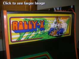 Decent fully working original 1981 Midway/Namco RALLY X  