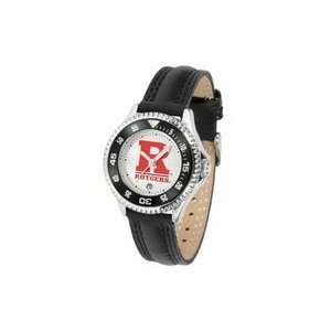 com Rutgers Scarlet Knights Competitor Ladies Watch with Leather Band 