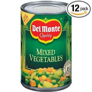 Del Monte Mixed Vegetables, 14.5 Ounce Cans (Pack of 12):  