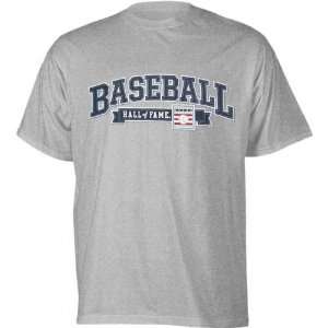  National Baseball Hall Of Fame Logo Oxford T Shirt Sports 