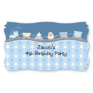  Train   Set of 8 Personalized Name Tag Stickers: Toys 