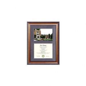   Suede Mat Diploma Frame with Lithograph