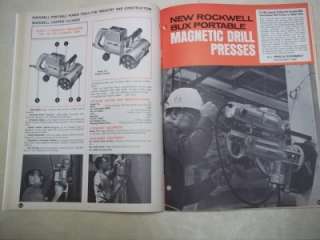 Vtg Rockwell Mfg Co Catalog~Portable Power Tools~Planers/Sanders 