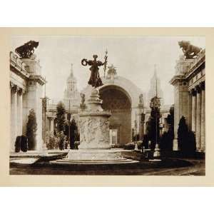  1915 Sculpture Fountain Ceres Evelyn Beatrice Longman 