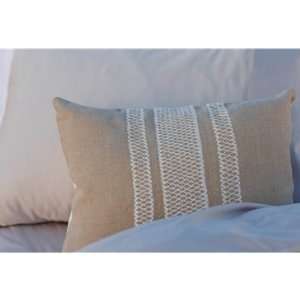  Coyuchi Organic Bedding   Labryinth Pillow
