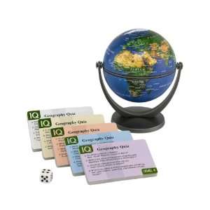  Round World Products IQ Quiz Miniglobe Physical Office 