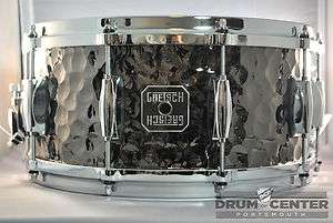   Black Steel Snare Drum   6.5x14   VIDEO DEMO!   Free Shipping!  