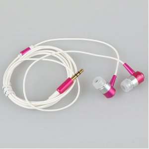   Pink In ear Earphones Headset Earbuds For iPod  Mp4 Electronics