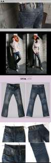 ST141B Mens Slim Fit Boot Cut Jeans Denims 28~34Pants  
