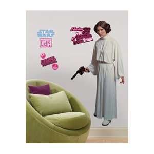   Star Wars Princess Leia Giant Wall Decals In RoomMates